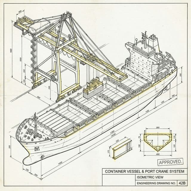 Technical Sketch of Marine & Logistics